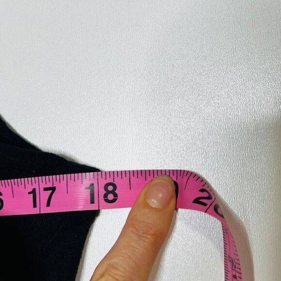 Banana Republic Black Linen Tank Top Front Side Knot - Picture 6 of 7